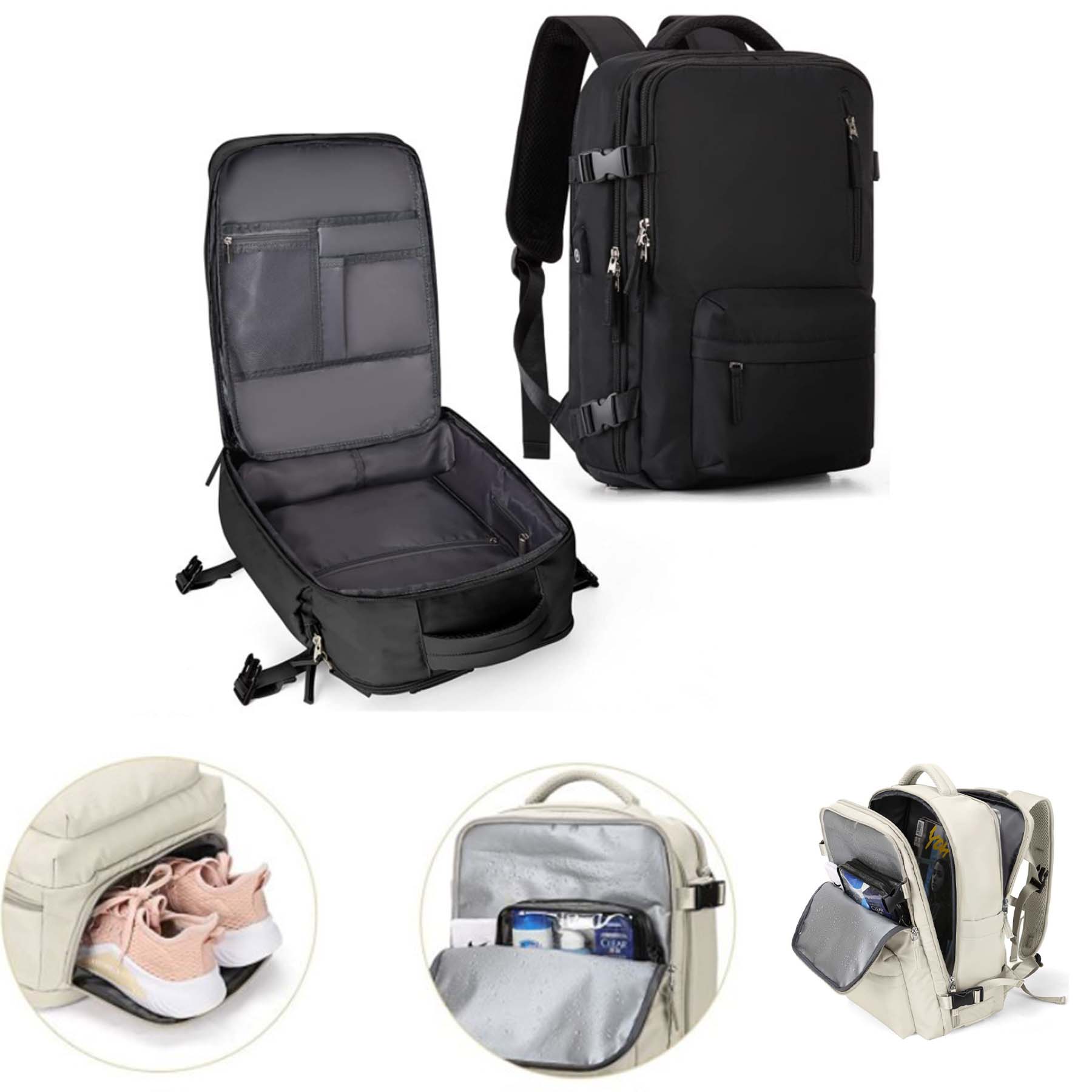 Large Travel Work Business Backpack 2