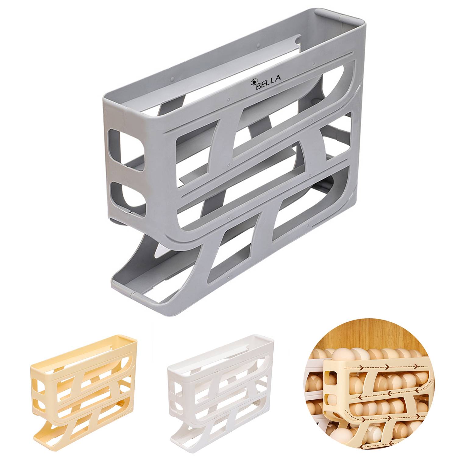 Plastic Automatic roll-off egg rack 9