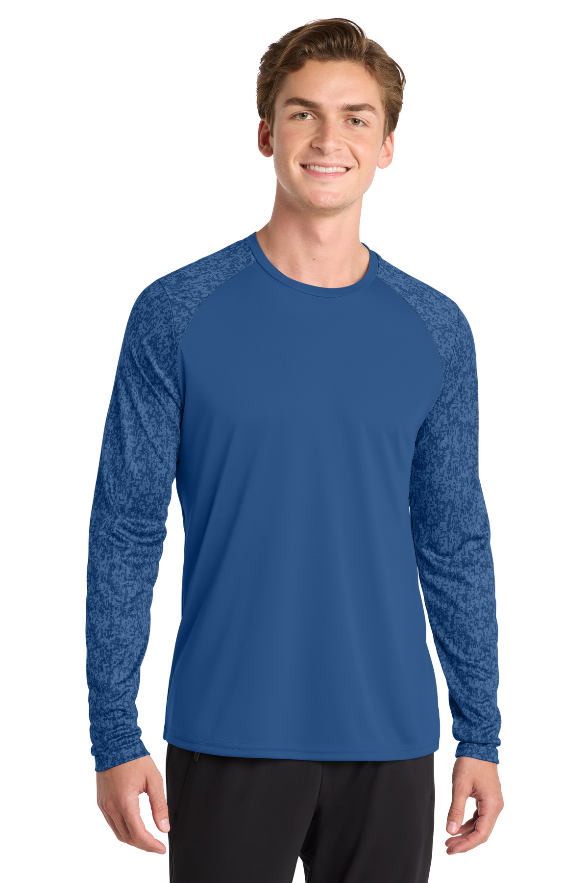 Sport-Tek Long Sleeve Digi Camo Tee. ST460LS 58