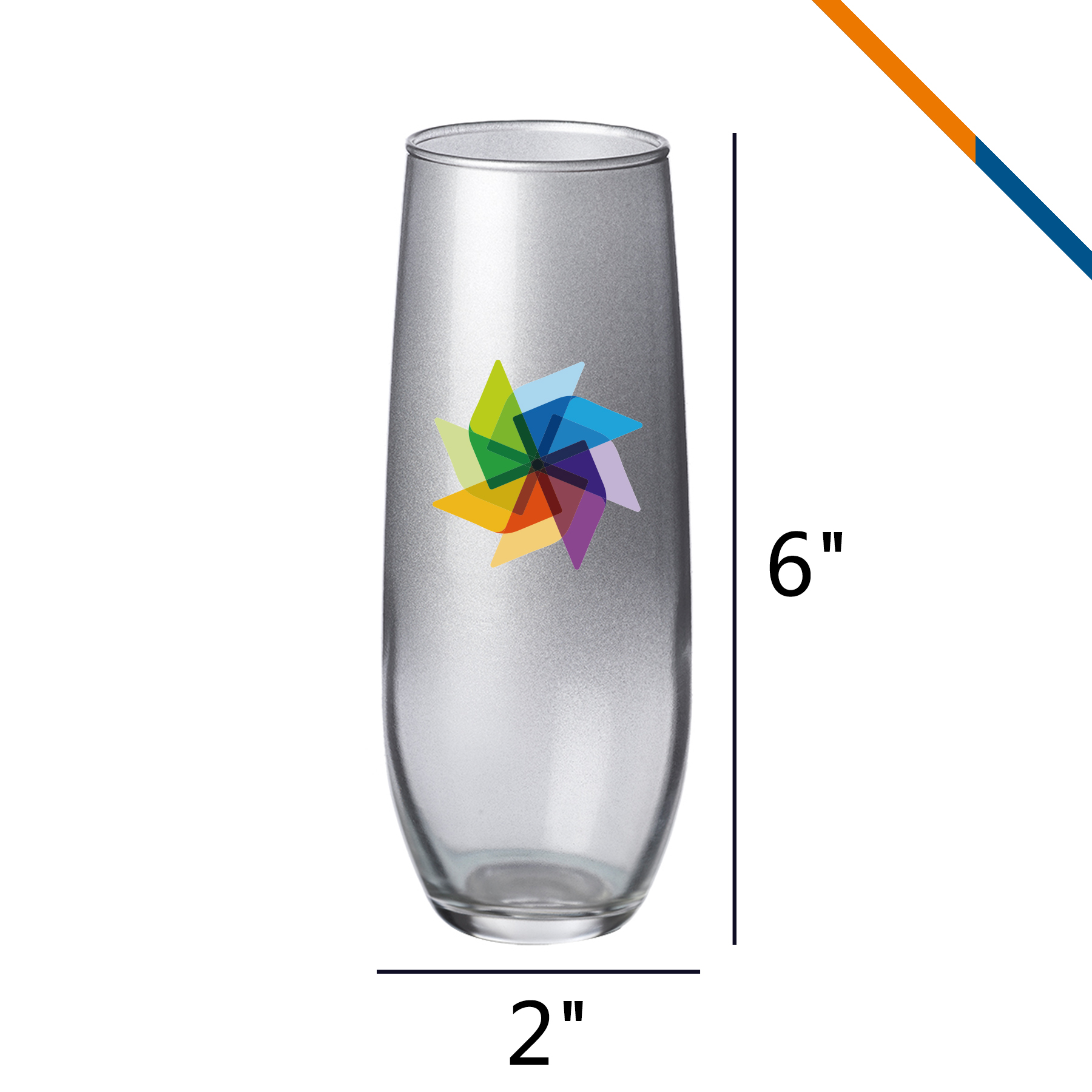Ettos Stemless Champagne Glass – 9 OZ. 4