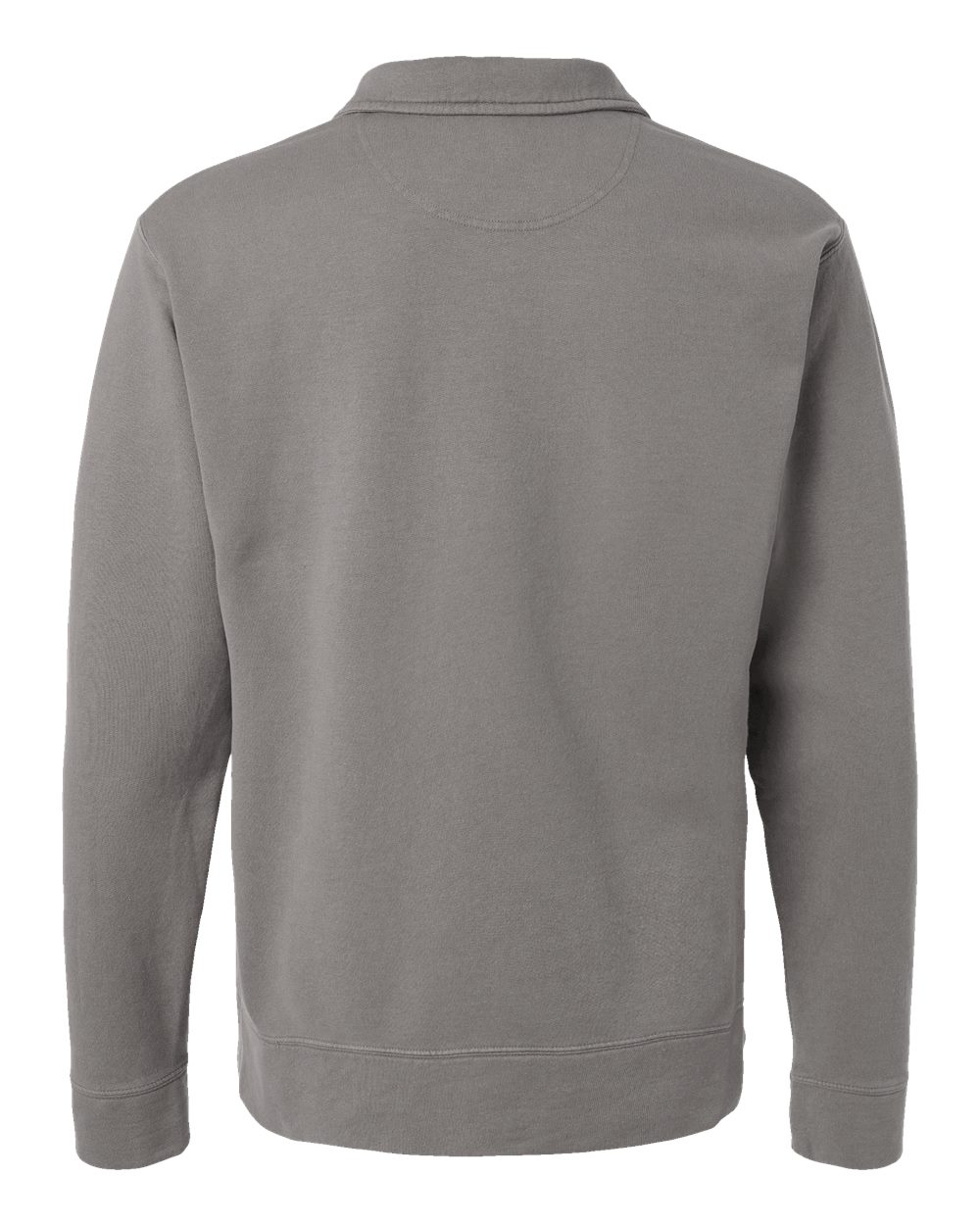 Unisex Garment-Dyed Polo Collar Sweatshirt - GDH490 22