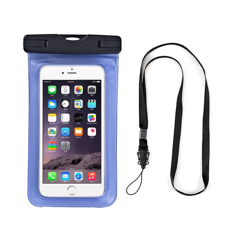 PVC Waterproof Phone Pouch With Neck Strap 1