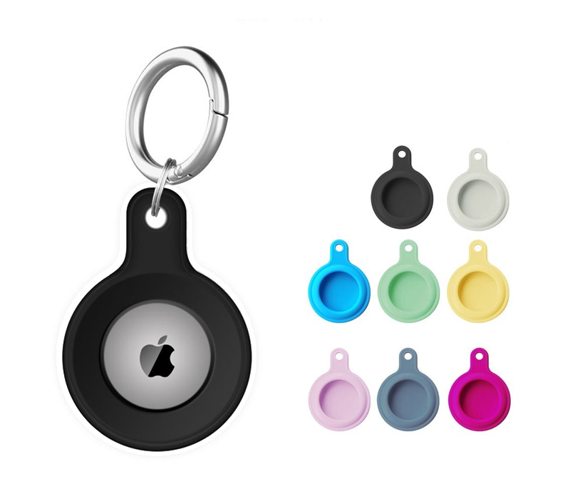 Silicone AirTag Holder with Keyring 3