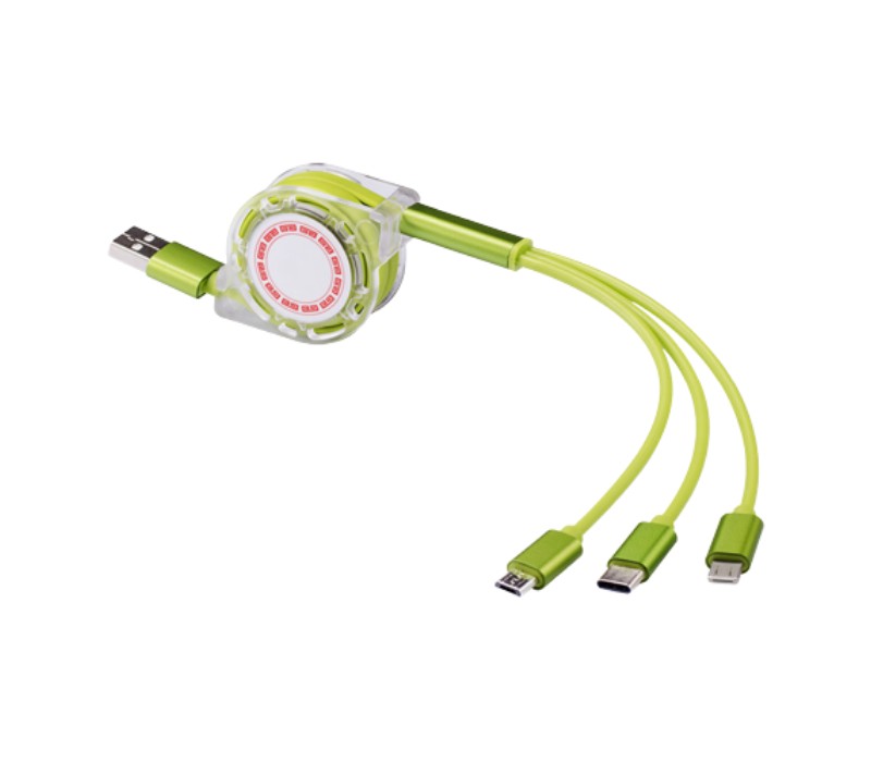 3-in-1 Retractable Lanyard Charging Cable 6