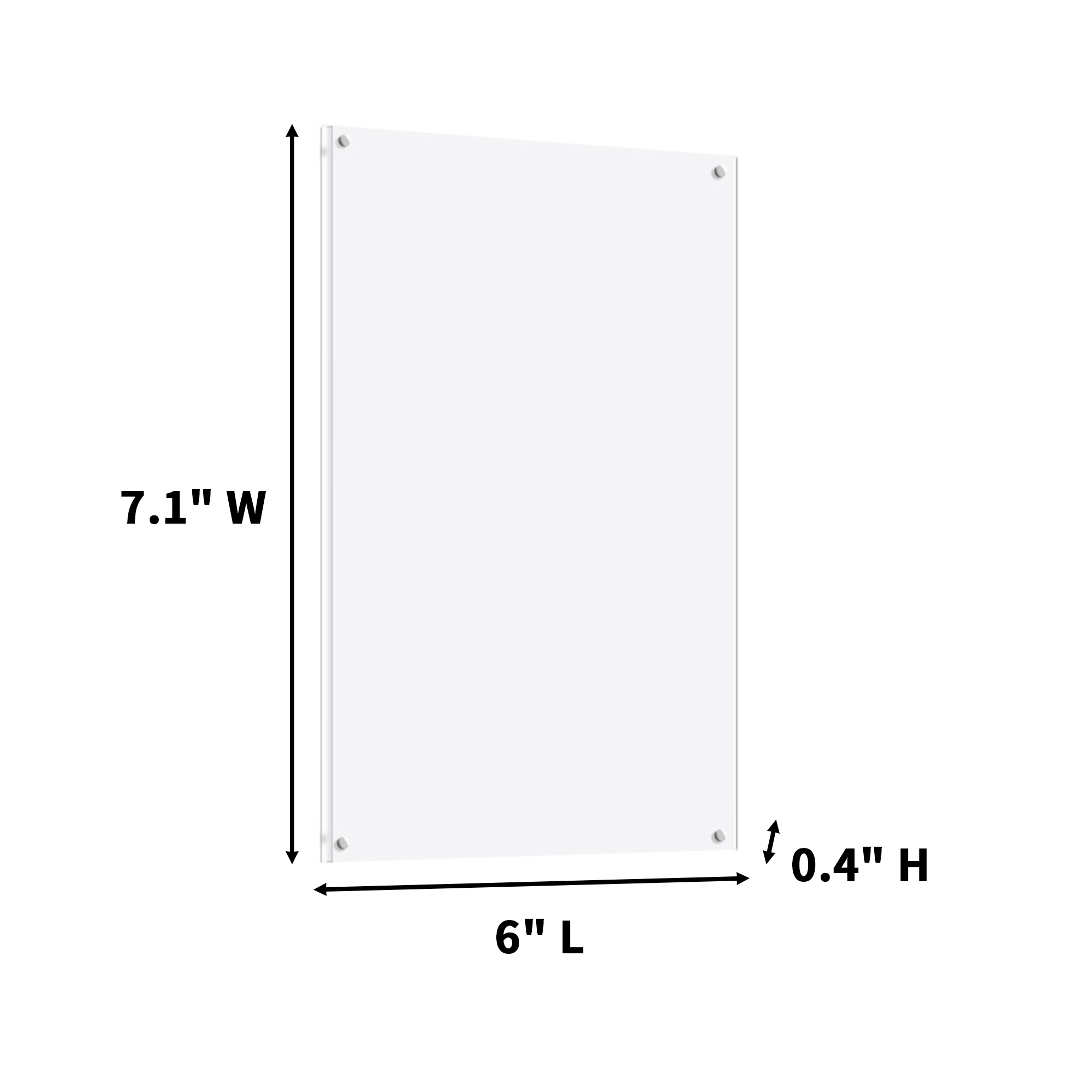 7" Magnetic Display Block Double Sided 4