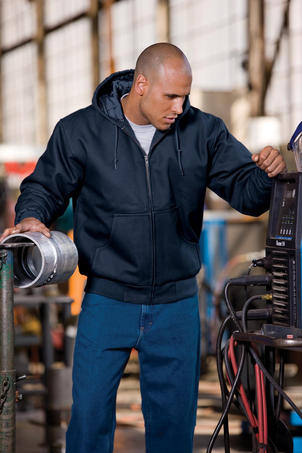 CornerStone Tall Duck Cloth Hooded Work Jacket. TLJ763H 14