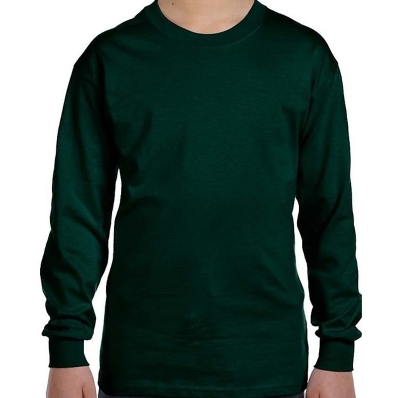 Gildan Heavy Cotton™ Youth 5.3 Oz. Long-Sleeve T-Shirt 8