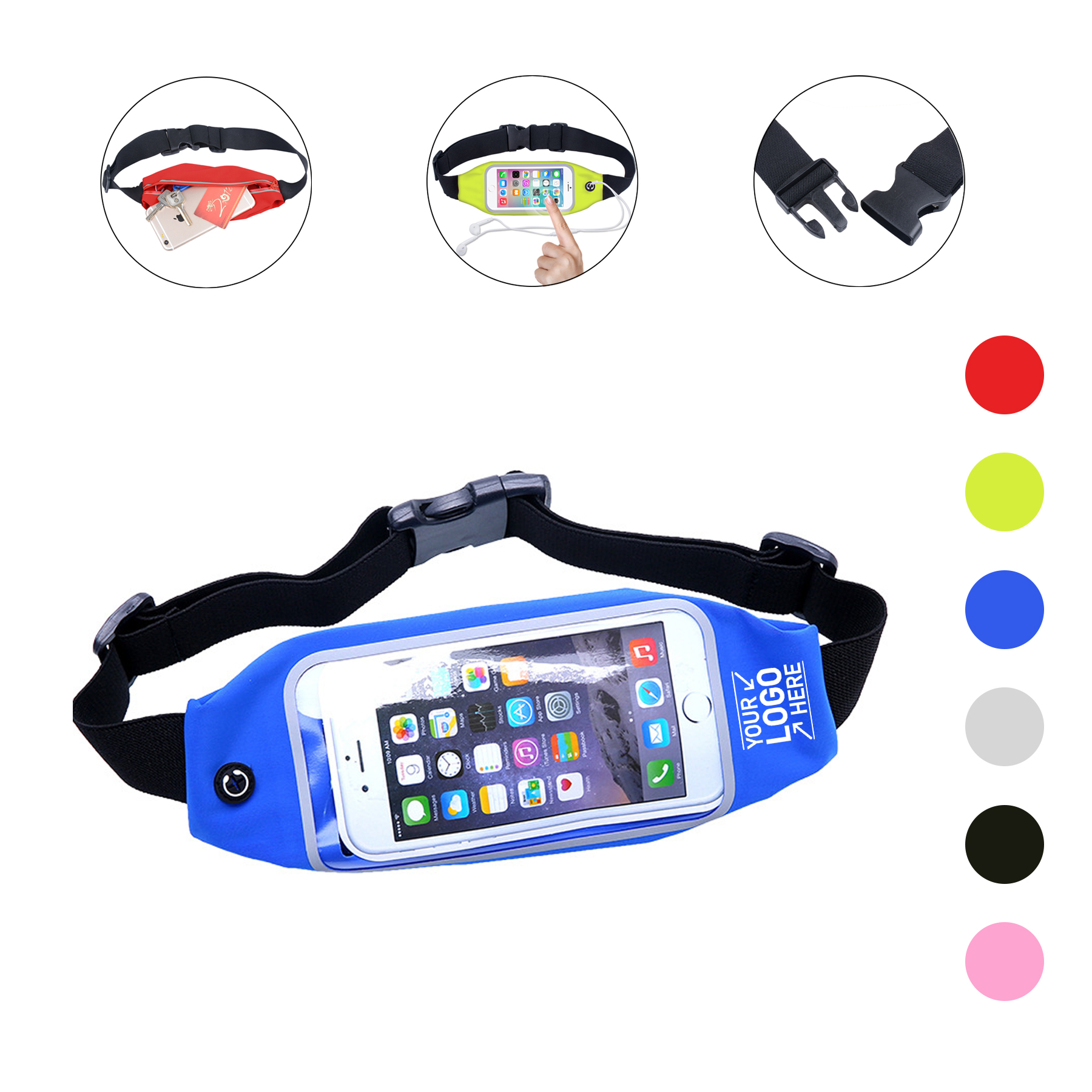 Outdoor Pack Running Waist Belt Touchscreen Sports Bag 2