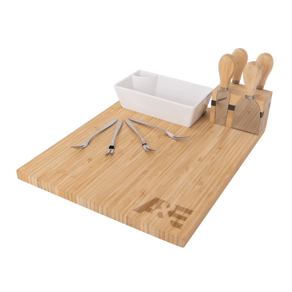 Charcuterie Board with Bowl, Utensils, and Forks 7