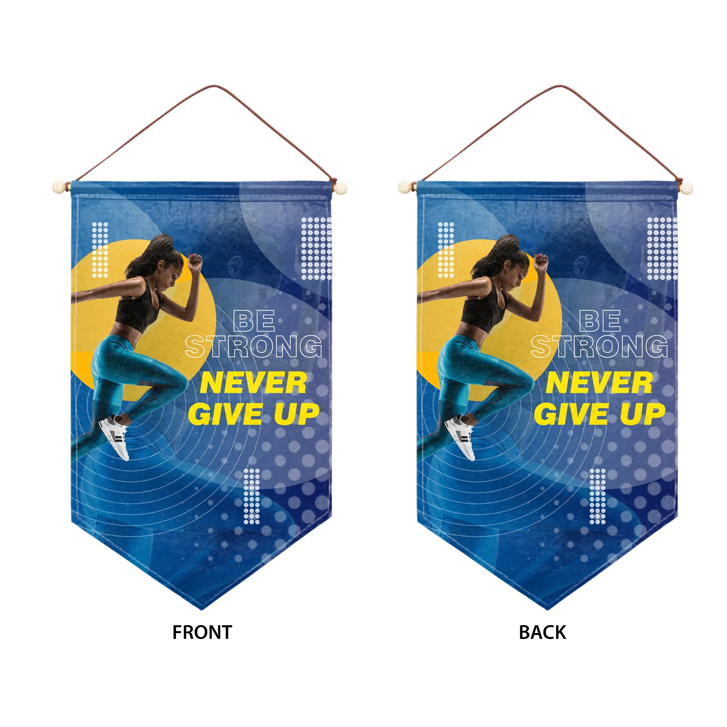 24"x36" Custom Felt Hanging Banner - 2ply 2-Sided 5