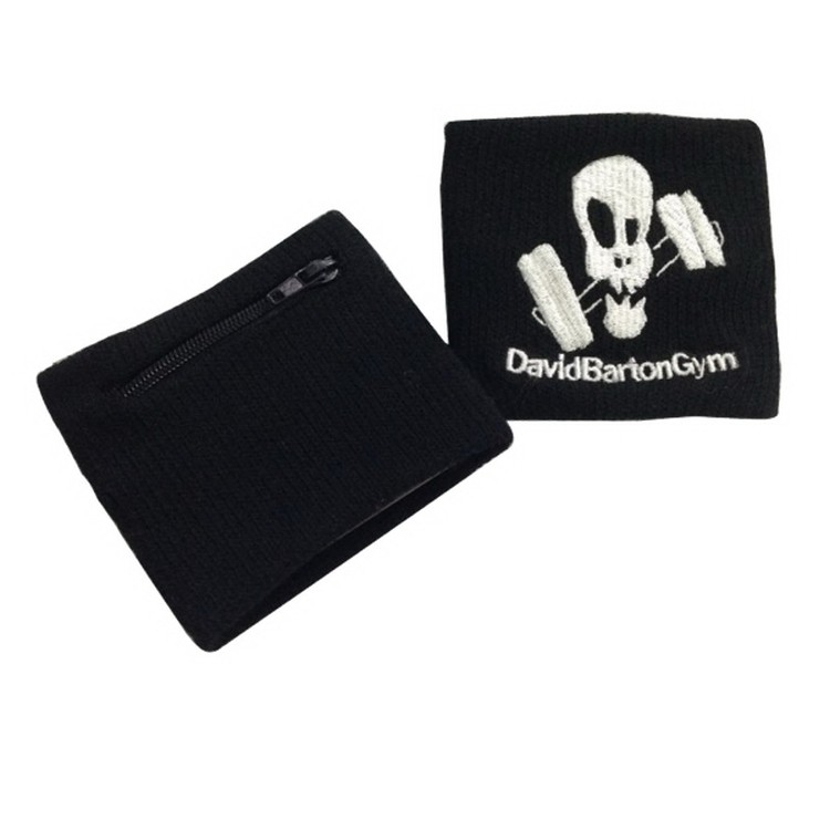 High Quality Cotton Sport Bracers With Zipper Pocket 2