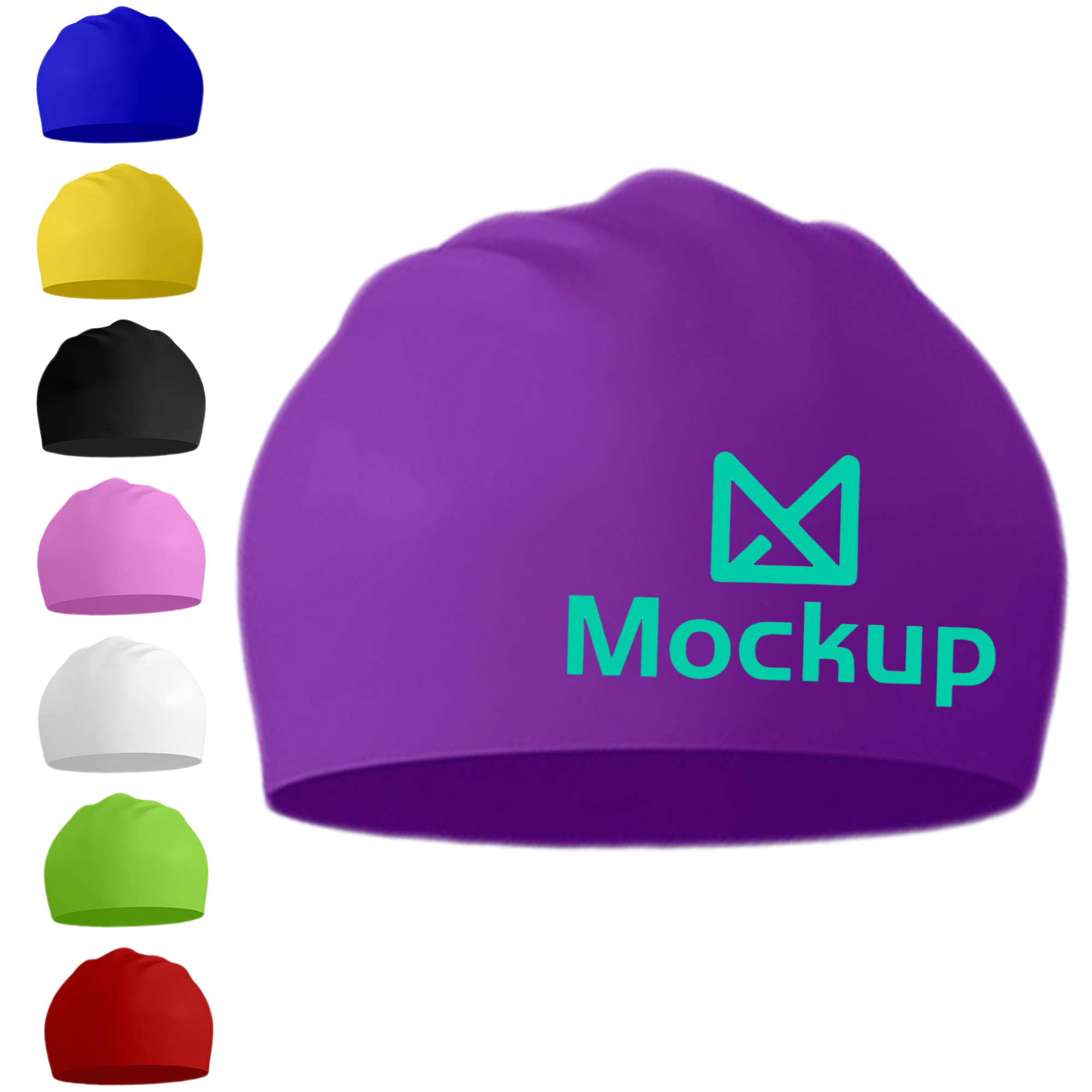 Durable Silicone Non Slip Swim Cap 6