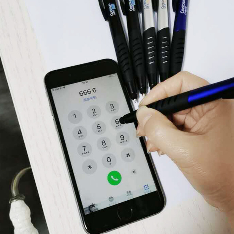 2 in 1 Capacitive Stylus & Ballpoint Click Pen 9