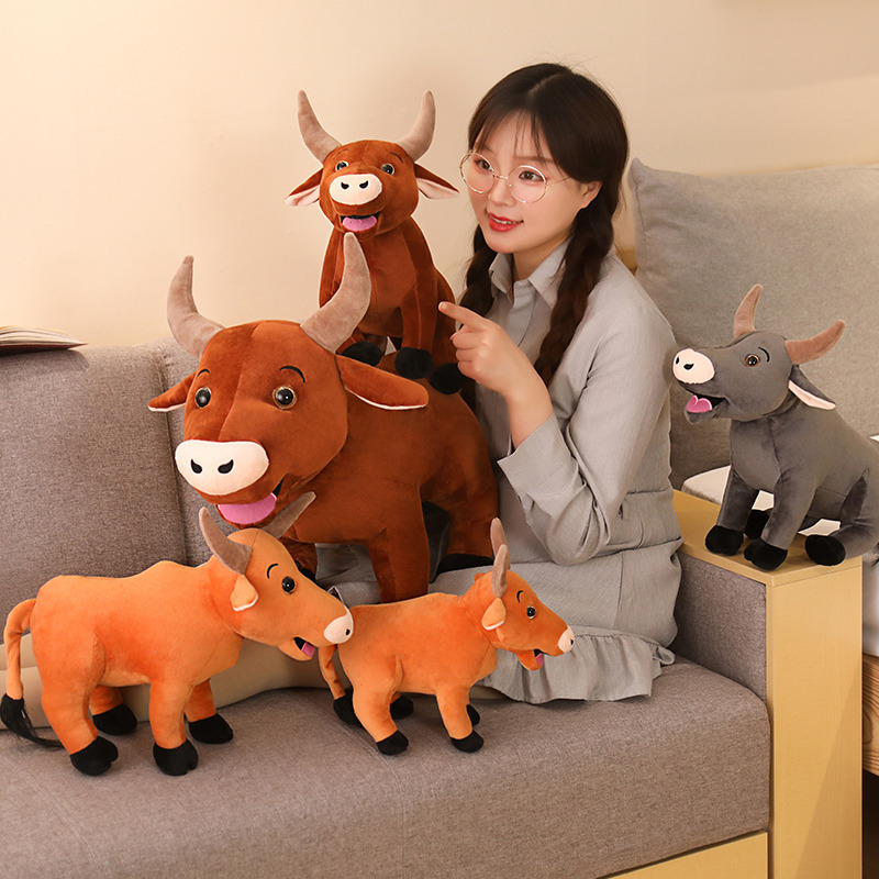 12"Cow Stuffed Animal 2