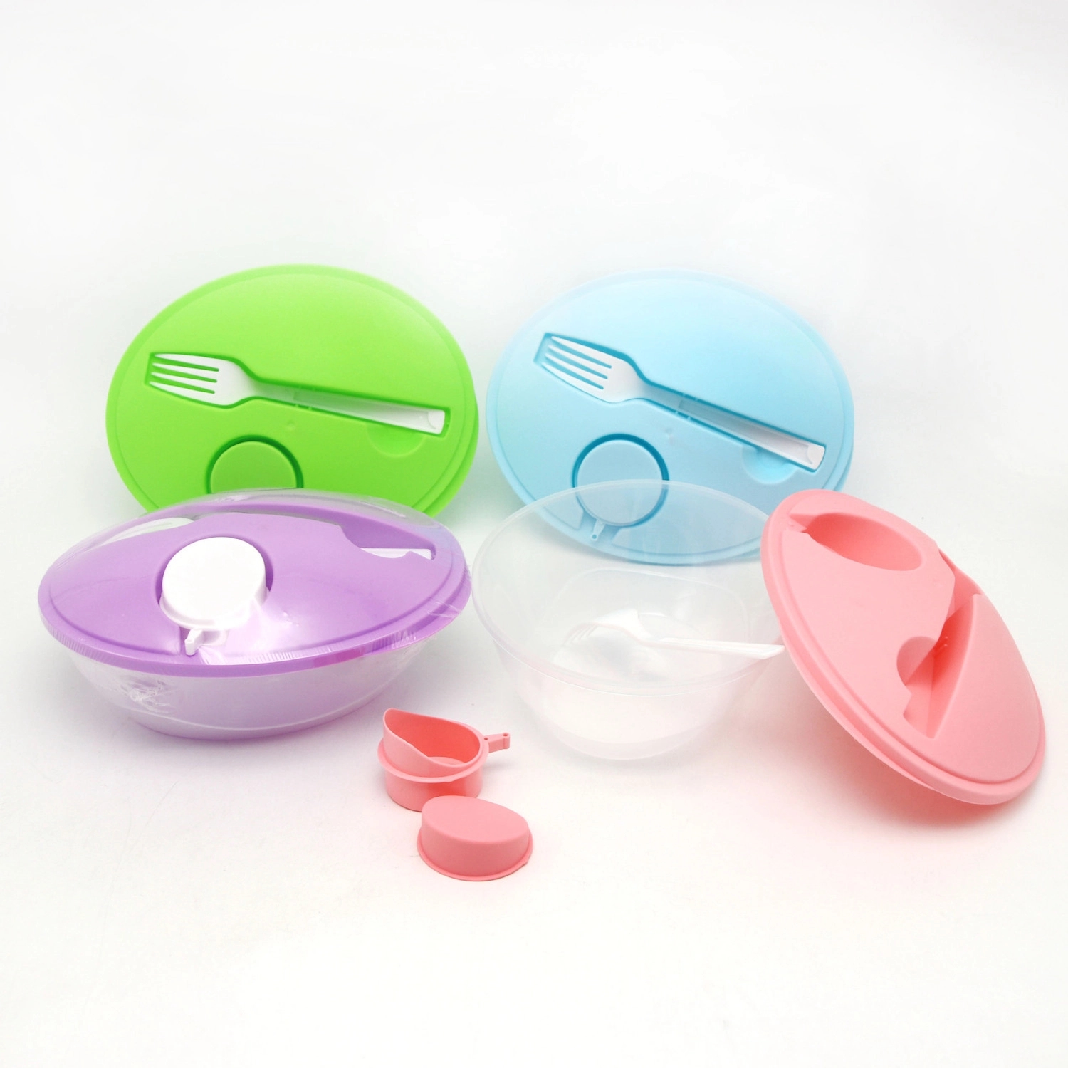 Oval Salad Shaker / Bowl Lunch-To-Go Container 1