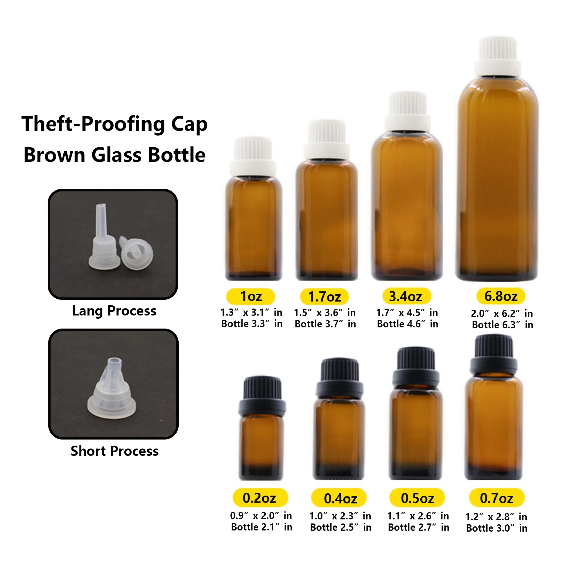 Scented Essential Oil Glass Dispensing Bottles 3