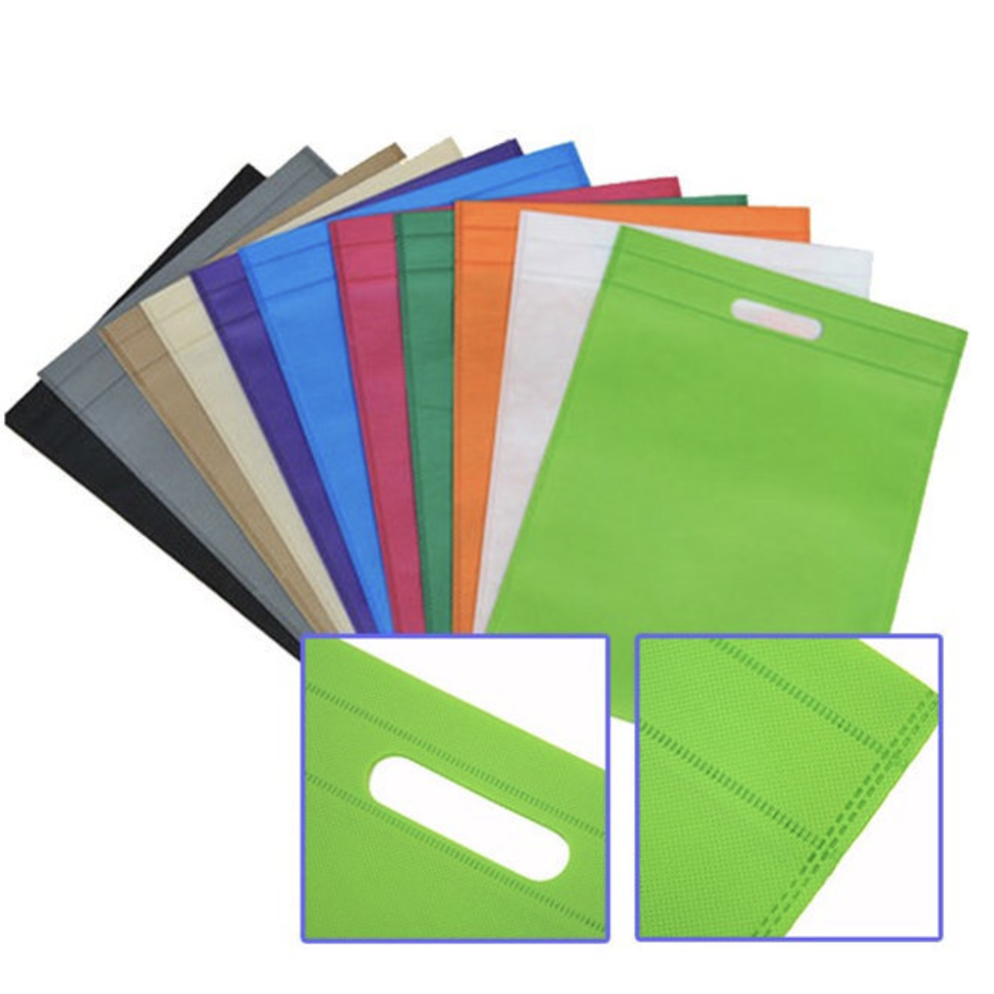 Promotional Nonwoven Heat Seal Reusable Tote Party Bag 2