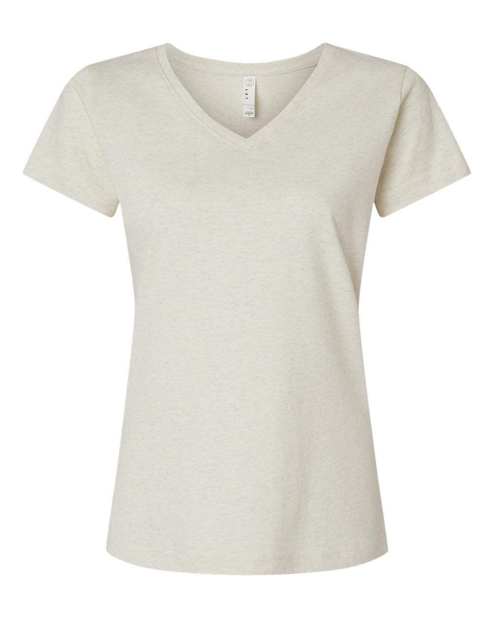 Women's Fine Jersey V-Neck Tee - 3507 30