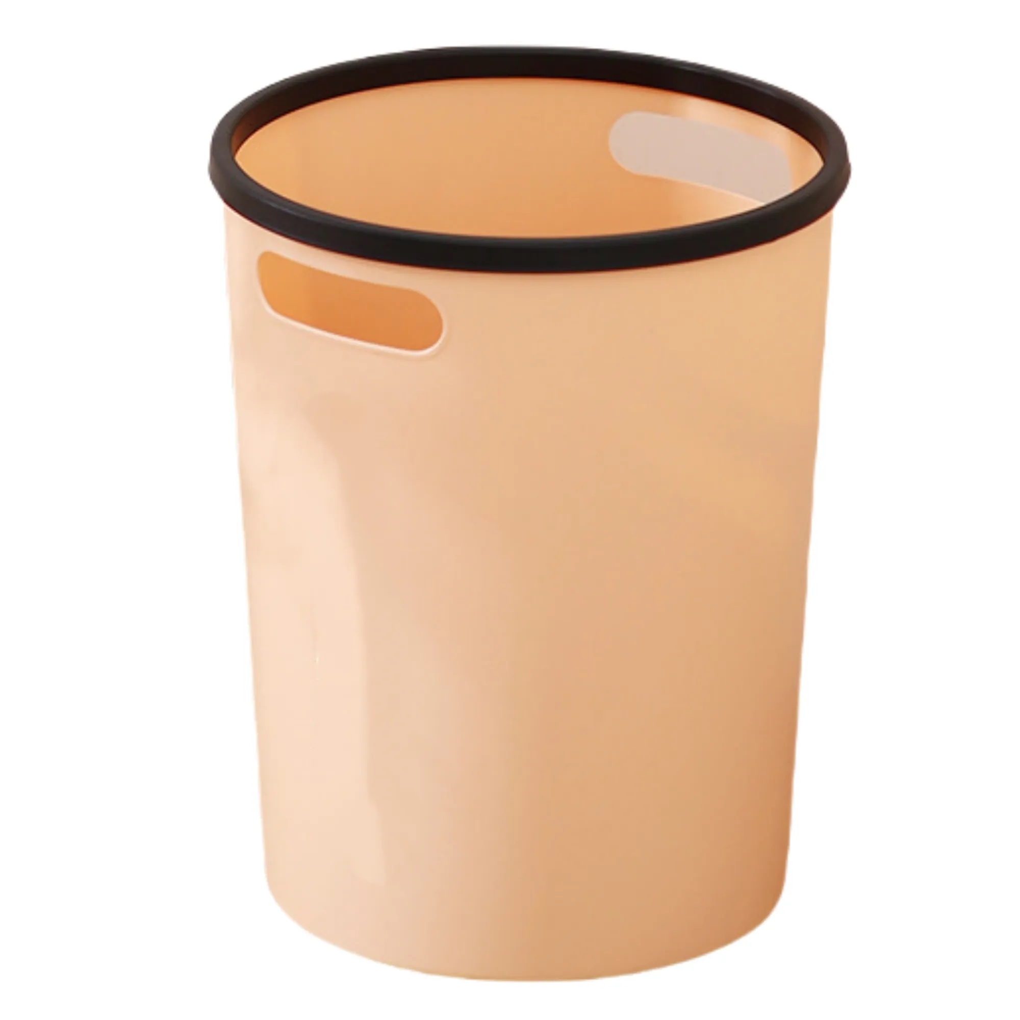 Round Trash Can With Handles And Press Ring 8