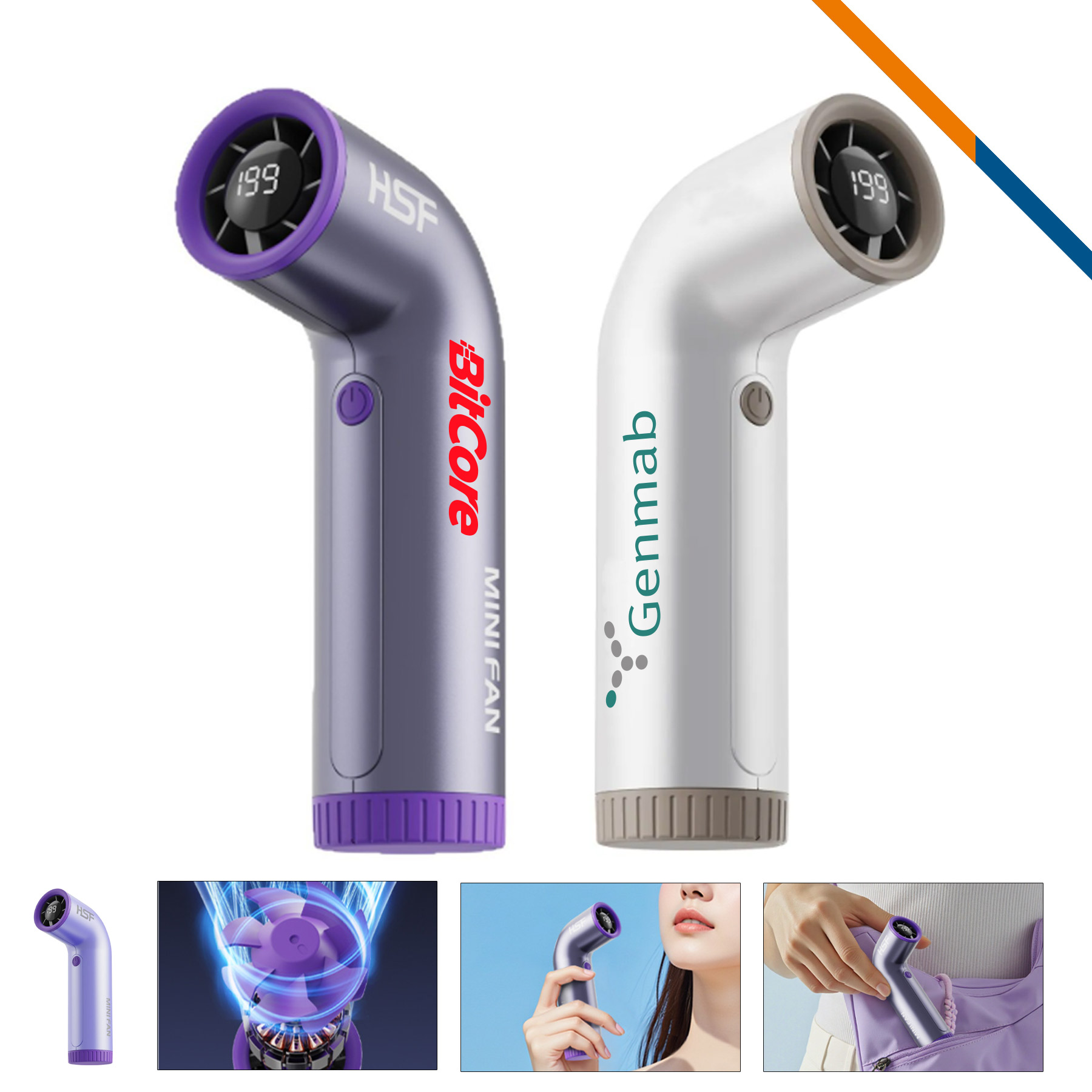 Normand 199 Speeds R Shaped Handheld Fan 5