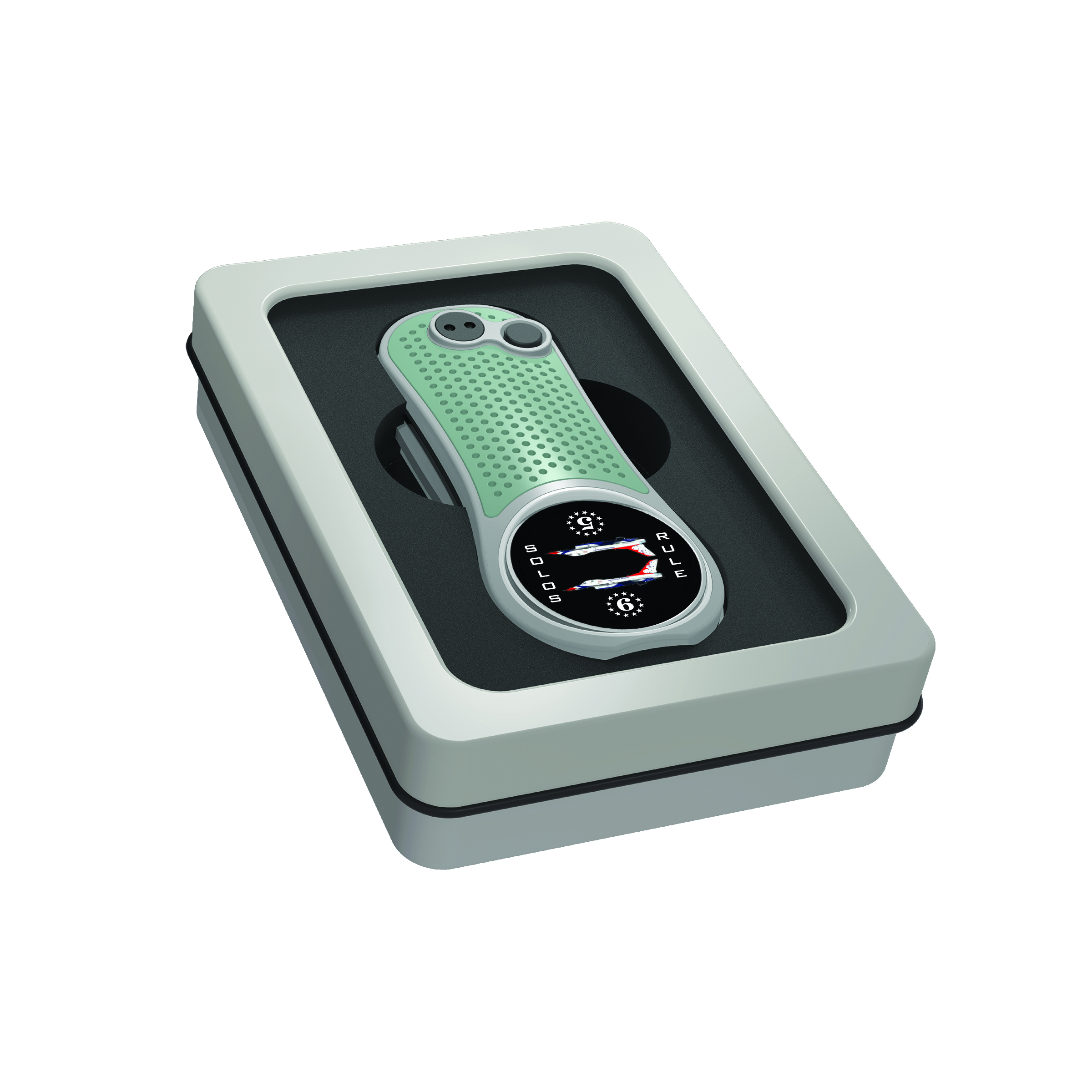 Pitchfix Hybrid Golf Divot Tool in Window Tin 26