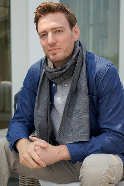 Glen-Plaid Scarf 9
