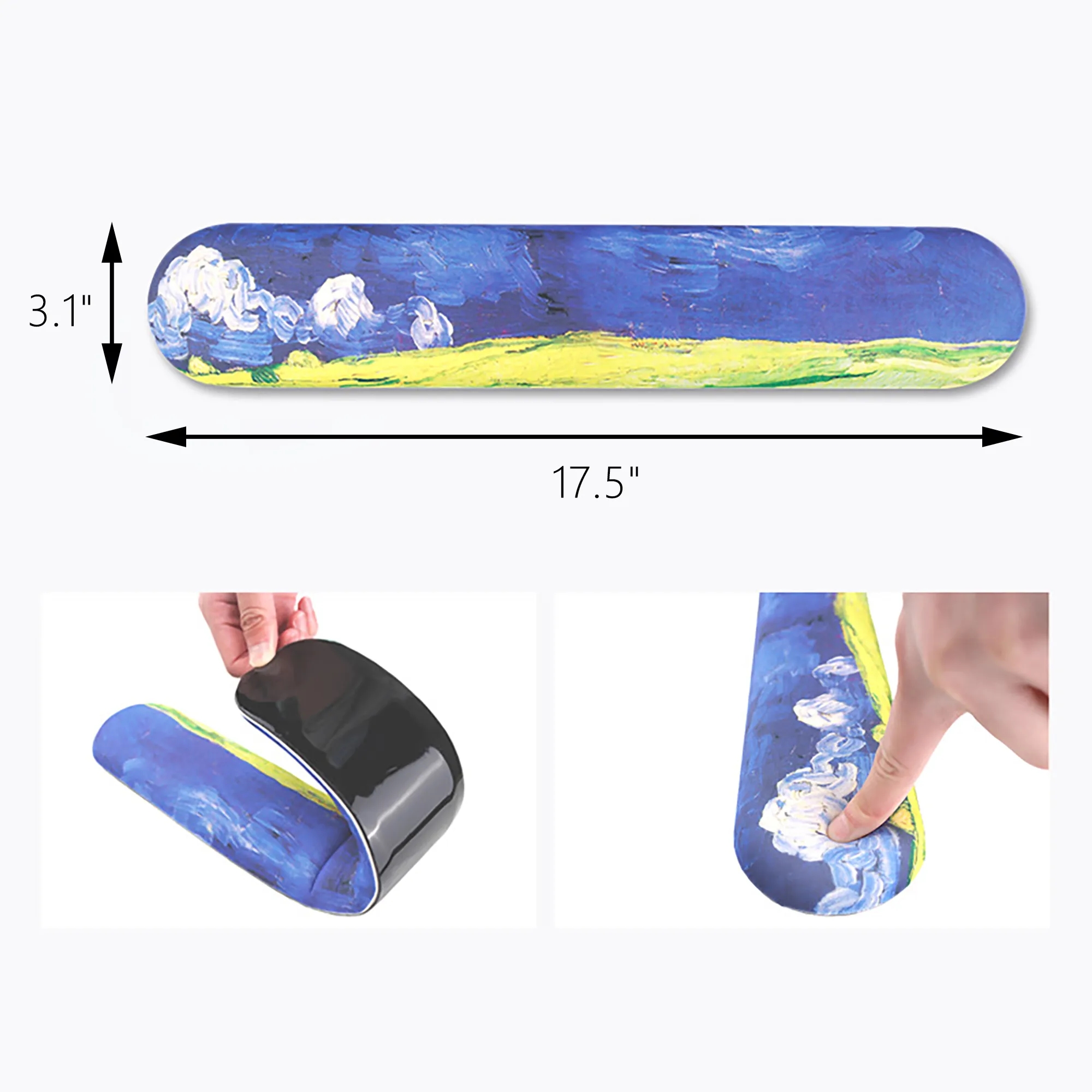 MOQ 50pcs Gel Memory Foam Set Keyboard Wrist Rest Pad 4