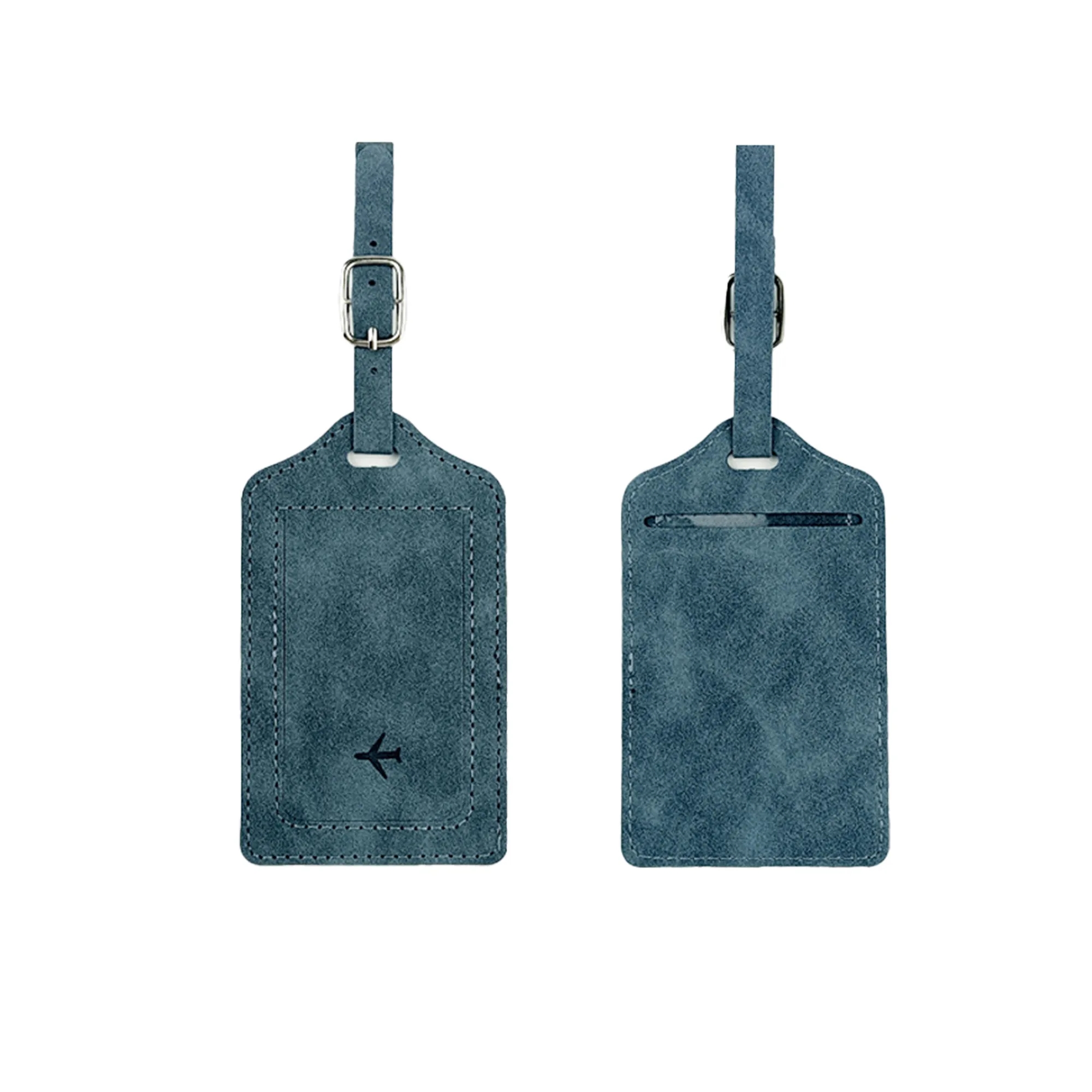 Custom PU Leather Luggage Tags - Travel Essentials 3
