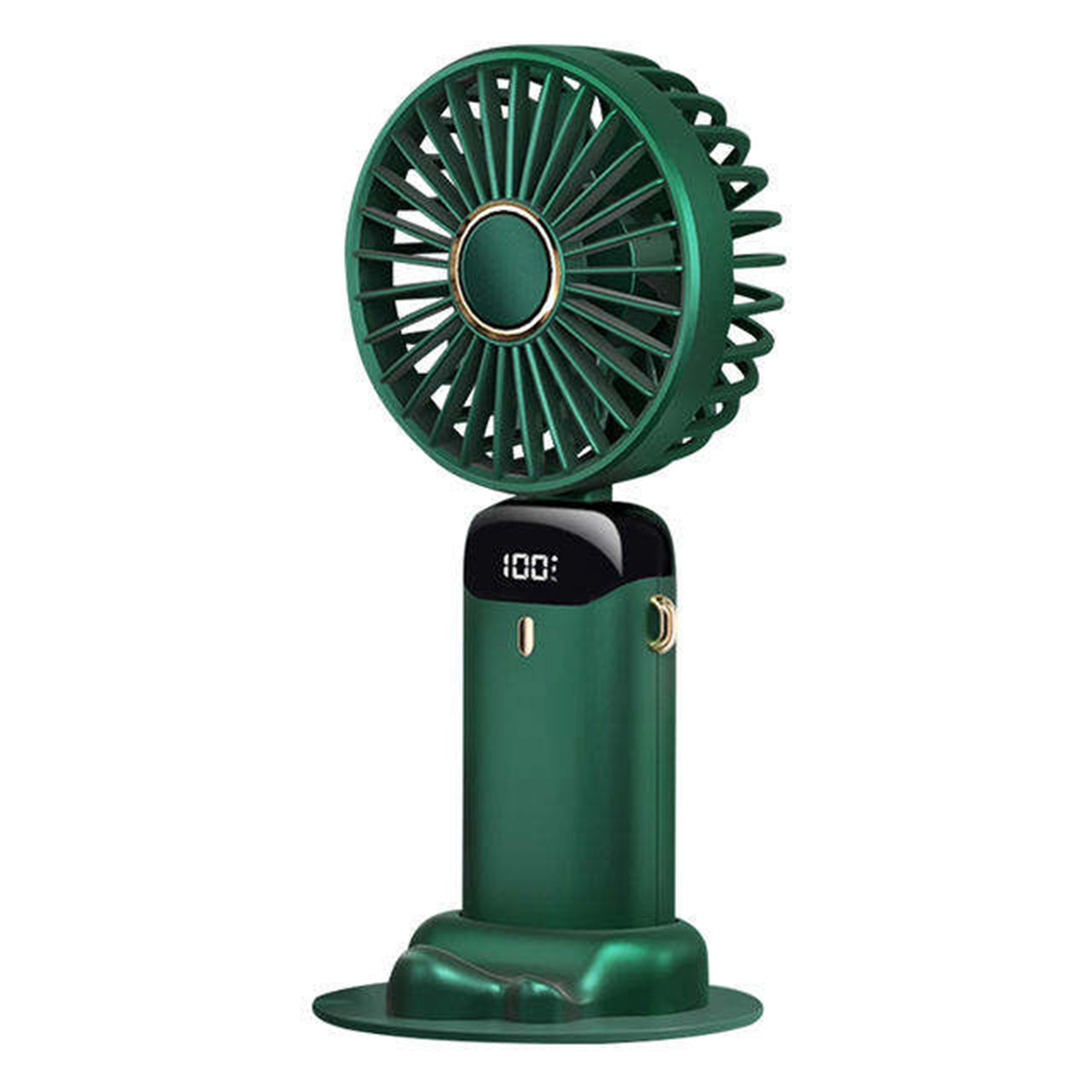 3000 mAh Digital Display Folding Handheld Fan 12