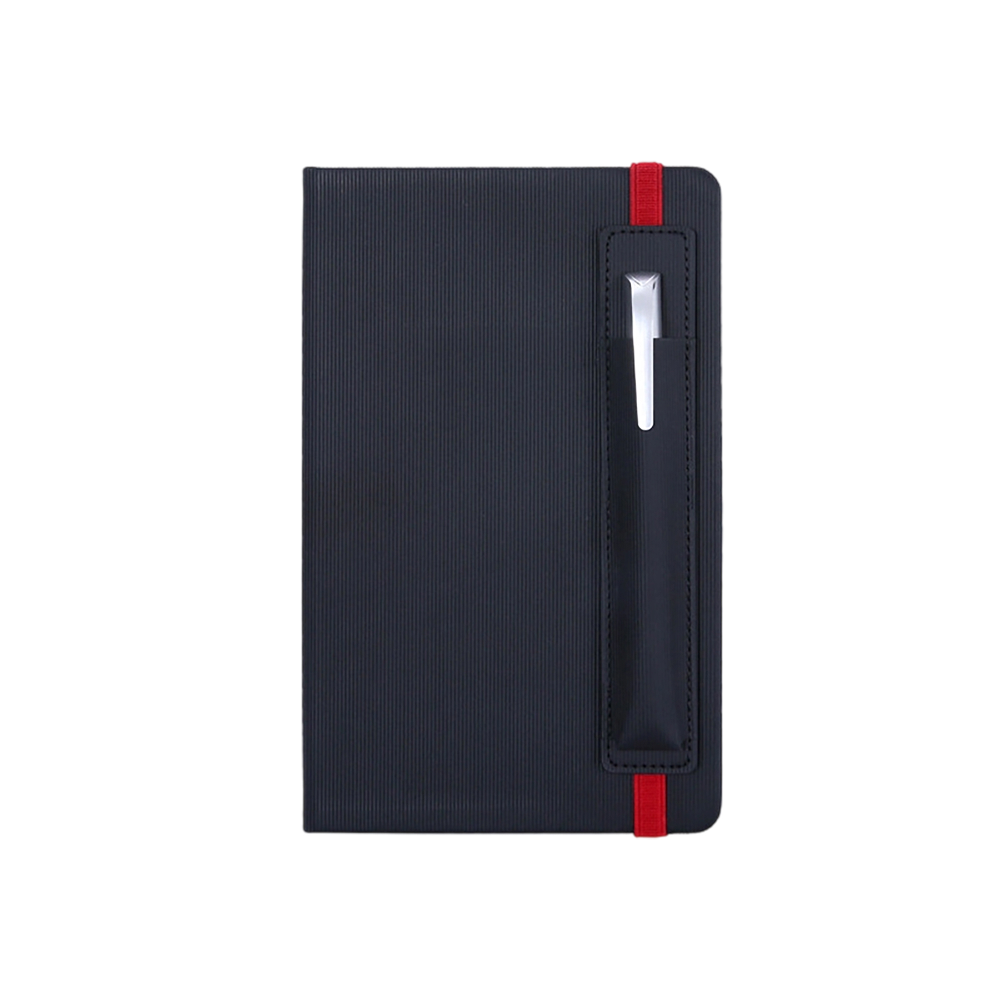 A5 PU Hardcover Notebook With Pen 8.3" Length x 5.8" Width 6