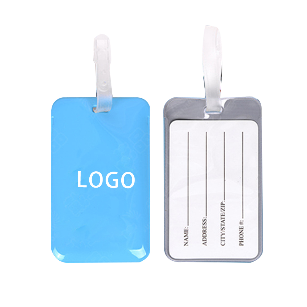 Plastic soft rubber suitcase tag card 2
