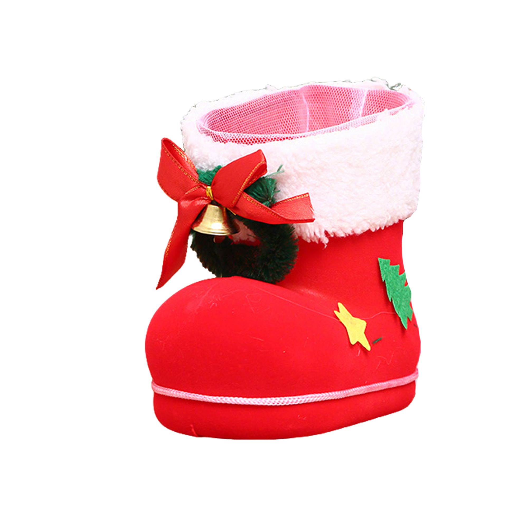 Christmas Boot Candy Bag With Pen Holder Multi Size 5