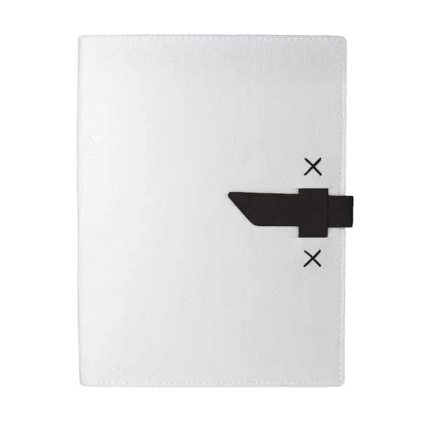 Hubbard Dye-Sublimated Felt Padfolio 107