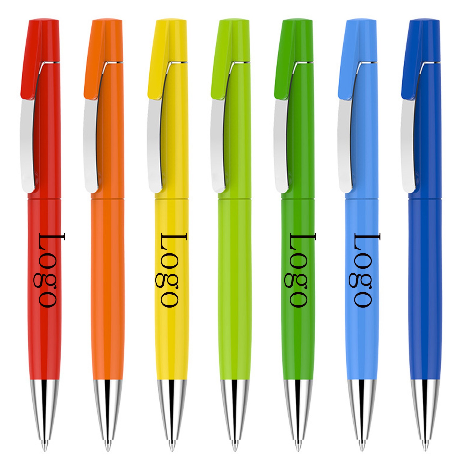 Metal Clip Pen Rotary Business Simple Ballpoint Pen