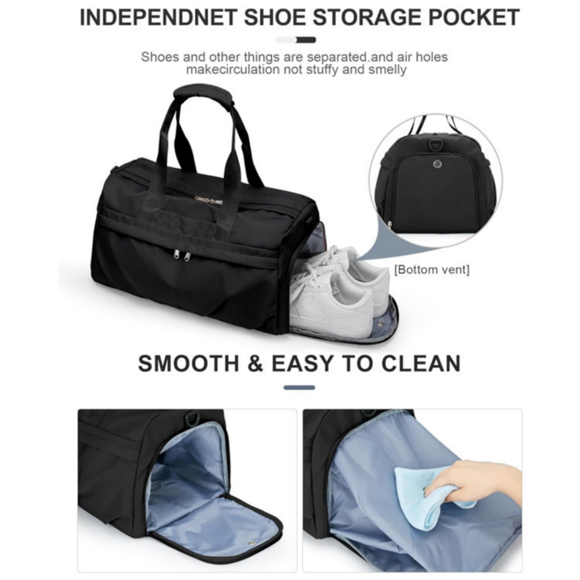 Travel Duffel Bag With Shoulder Strap 2