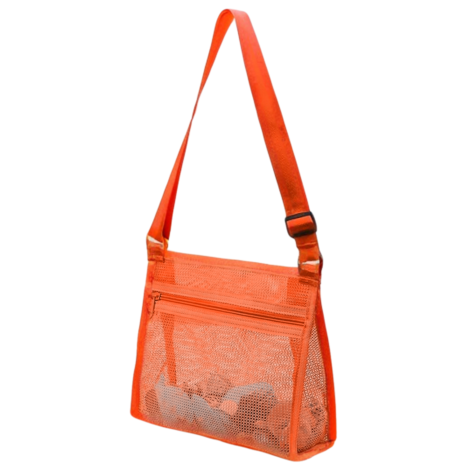 Nylon Mesh Beach Toy Crossbody Bag Storage Carrier 4