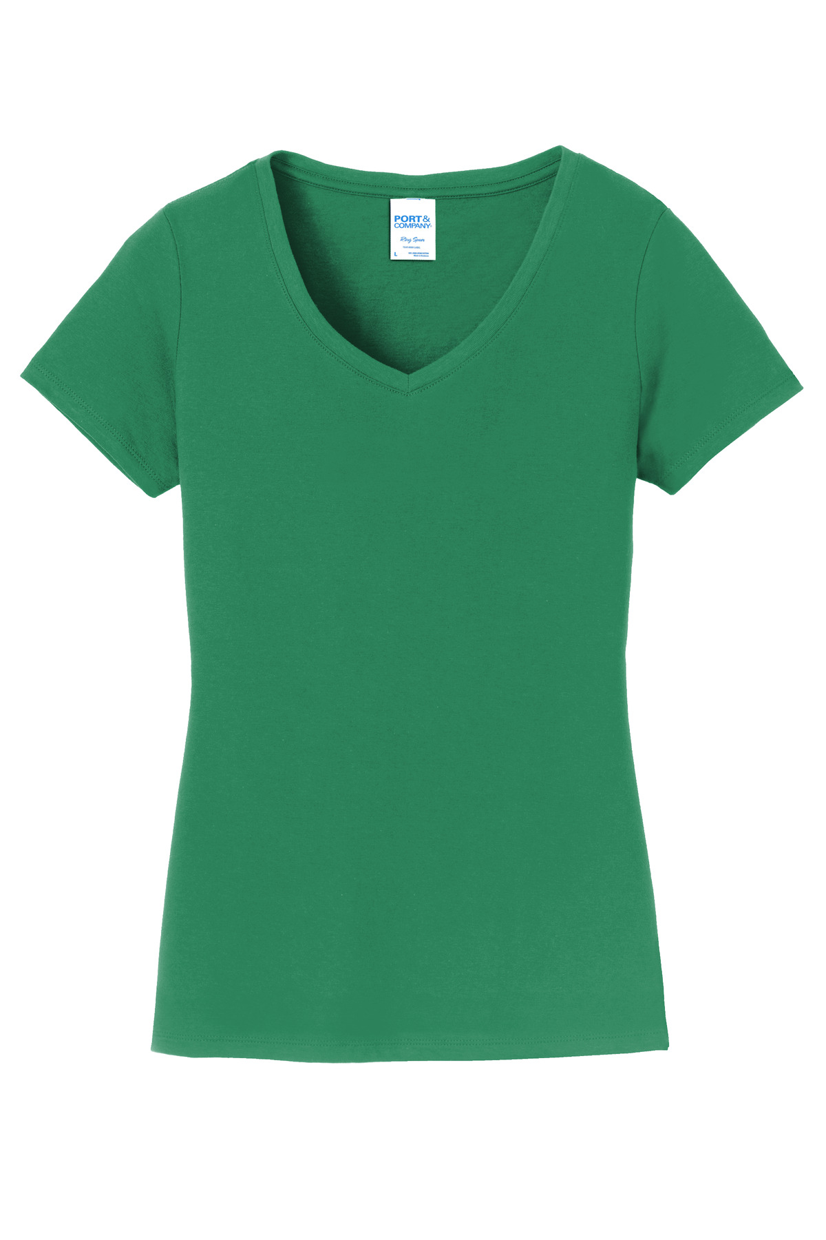 Port & Co Women's Fan Favorite V-Neck Tee. LPC450V 1