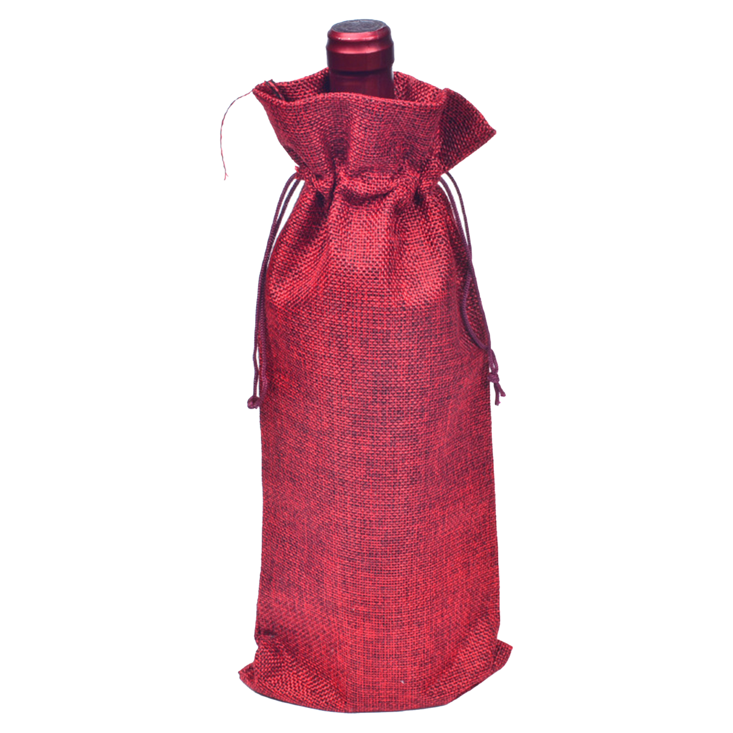 Jute Bunkou Red Wine Bag 19
