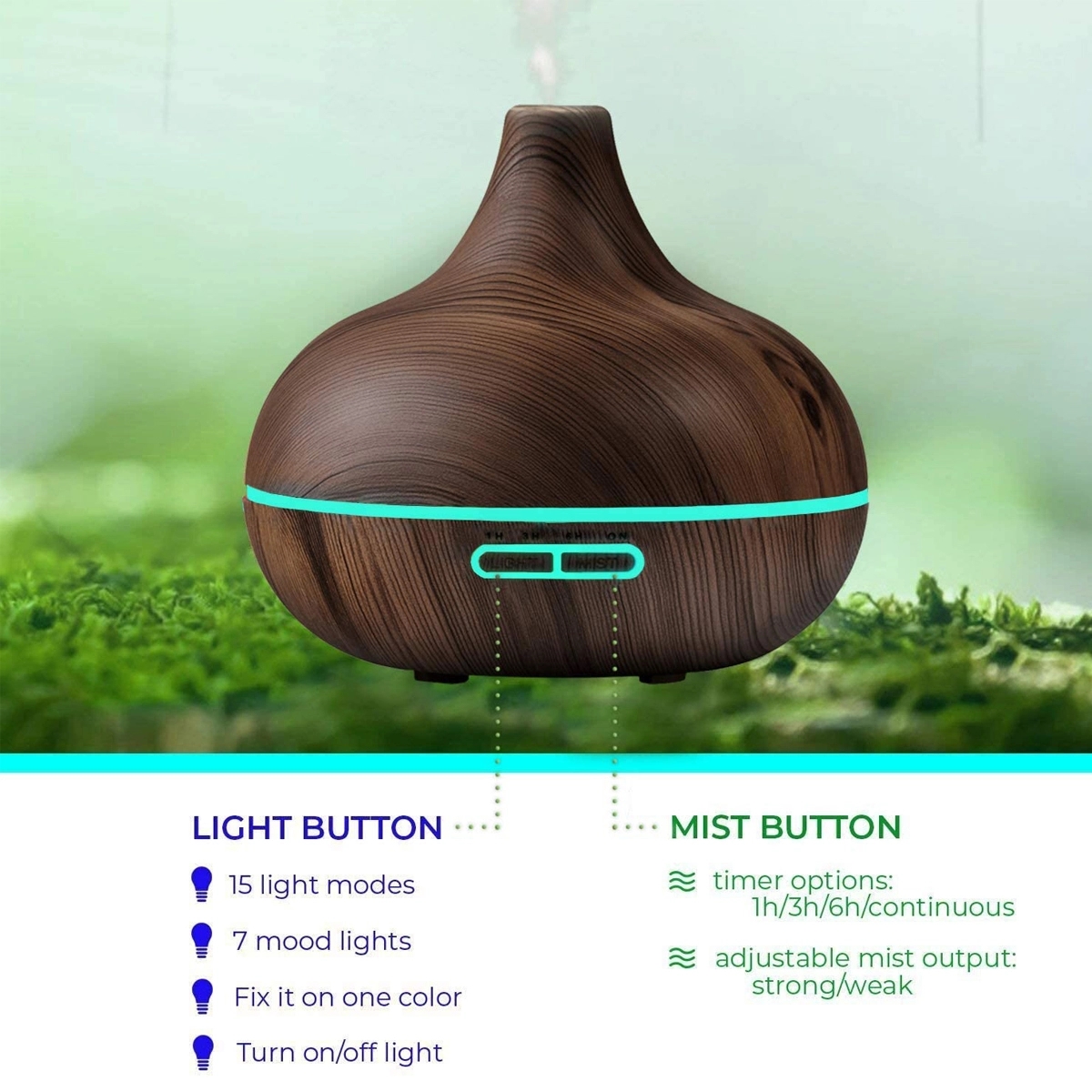 550ml Essential Oil Diffuser 6