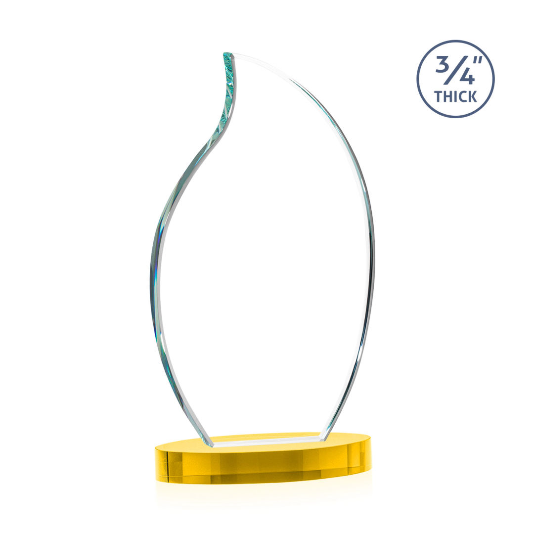 Croydon Flame Award on Alberton Base - Gold 4