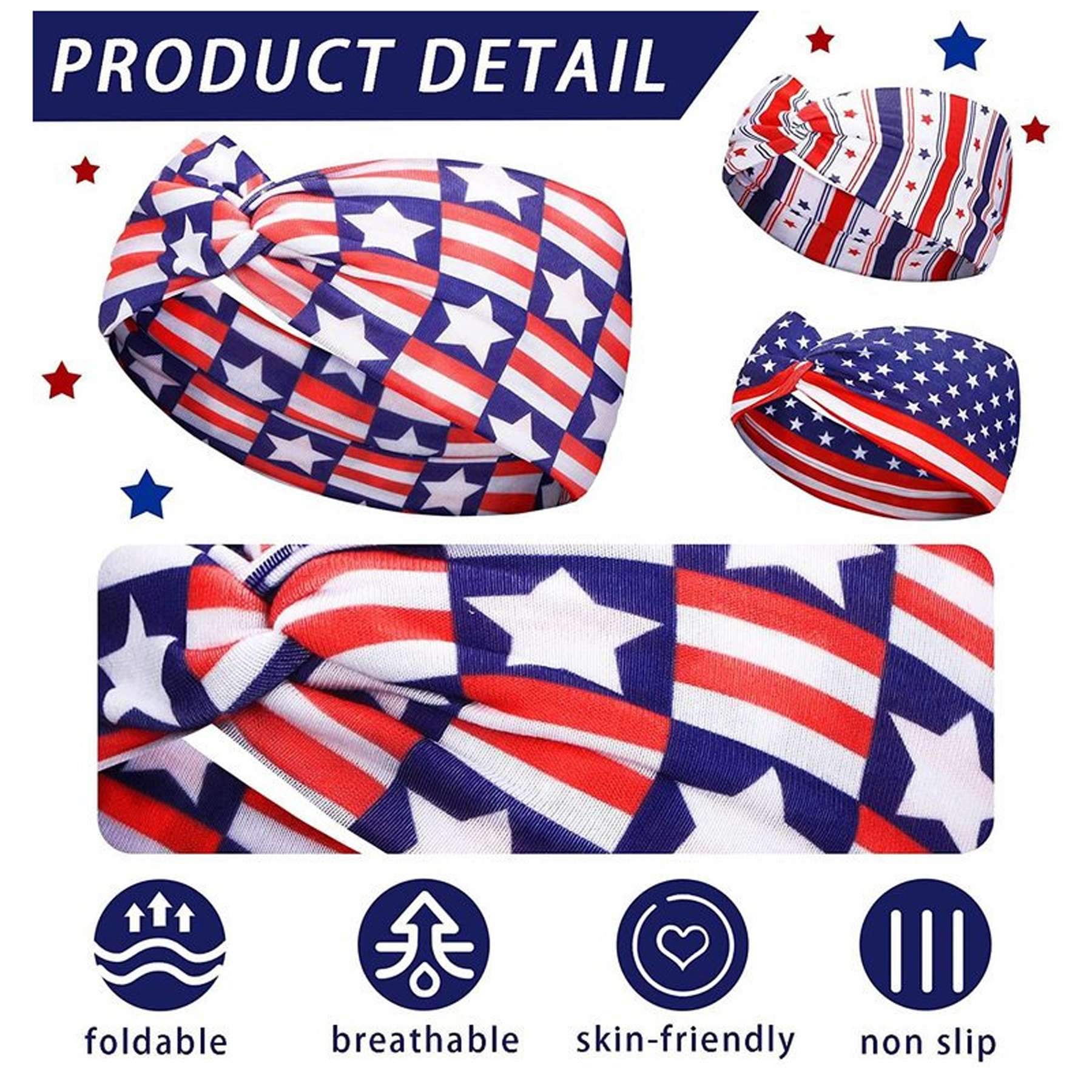 Adjustable Sports Headband Sweatband 4