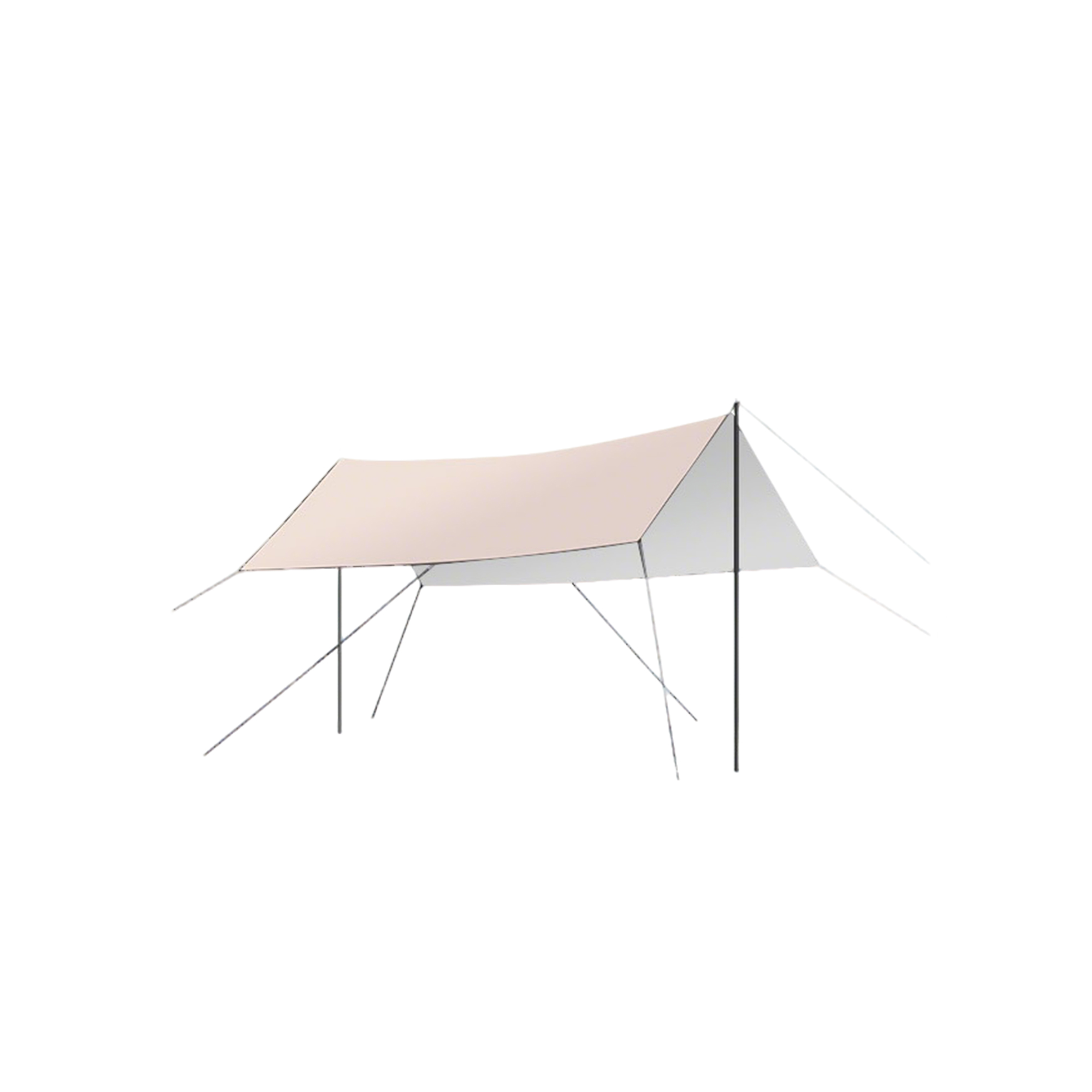 Silver Coated Blackout Polyester Tarp 3