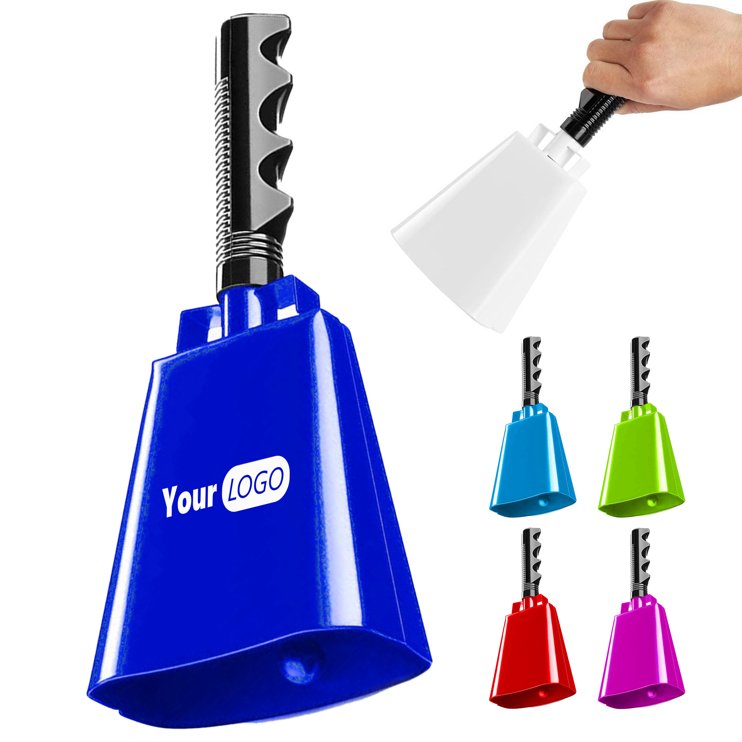 Iron High-Quality Cow Bells With Handle For Enthusiastic Crowds 1