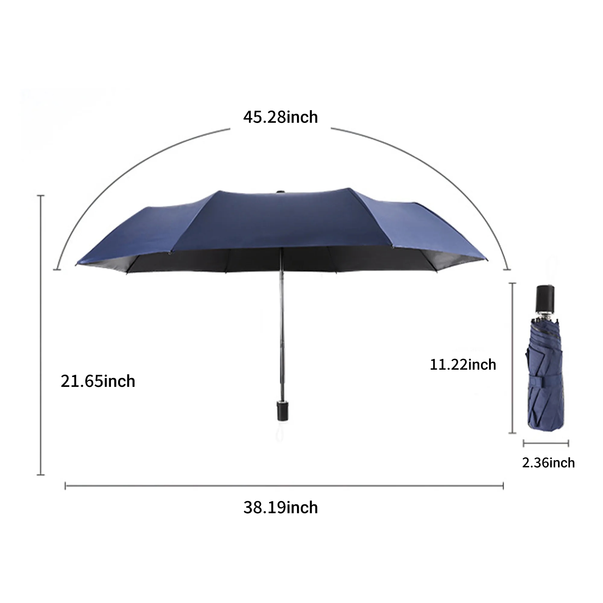 Portable UV-Protective Folding Umbrella 2