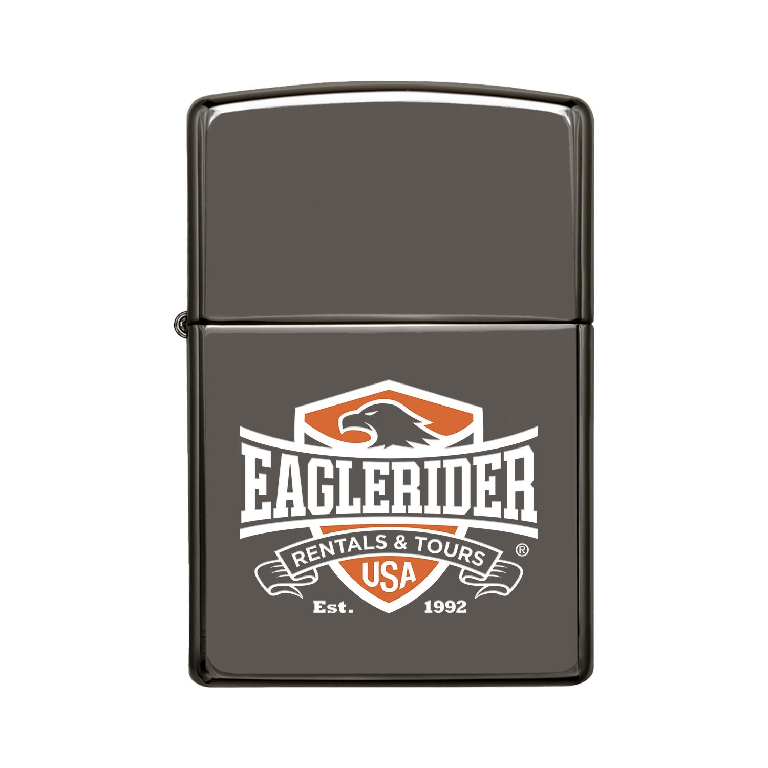 High Polish Classic Black Ice Windproof Lighter