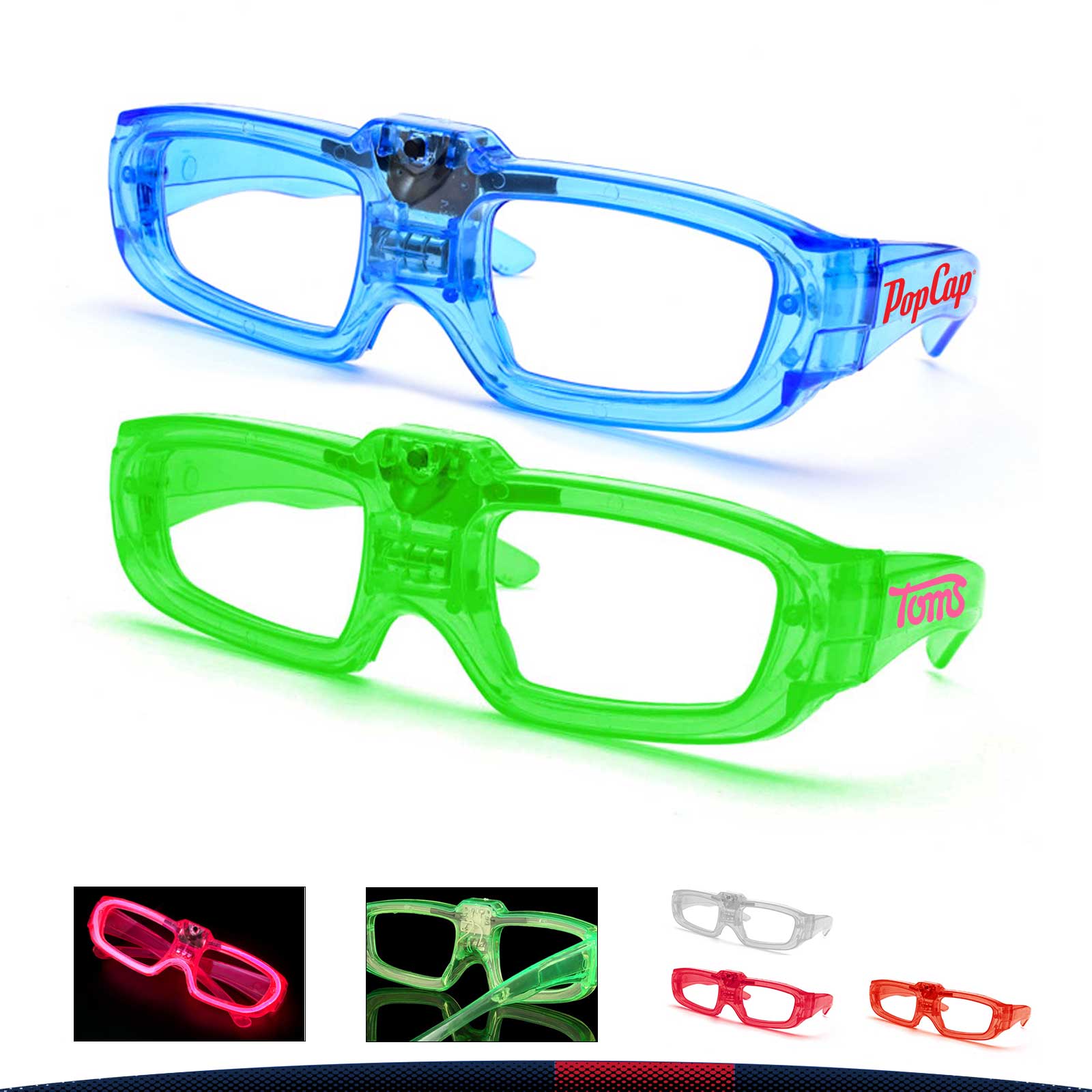 LED Square Glasses 5
