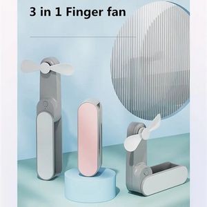 Mini Pocket Hand Fan USB Rechargeable Foldable Fan 2