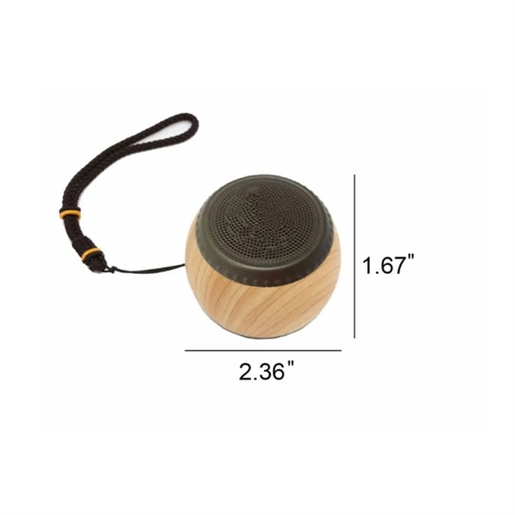 Portable Wooden Drum-Shaped Bluetooth Speaker 3