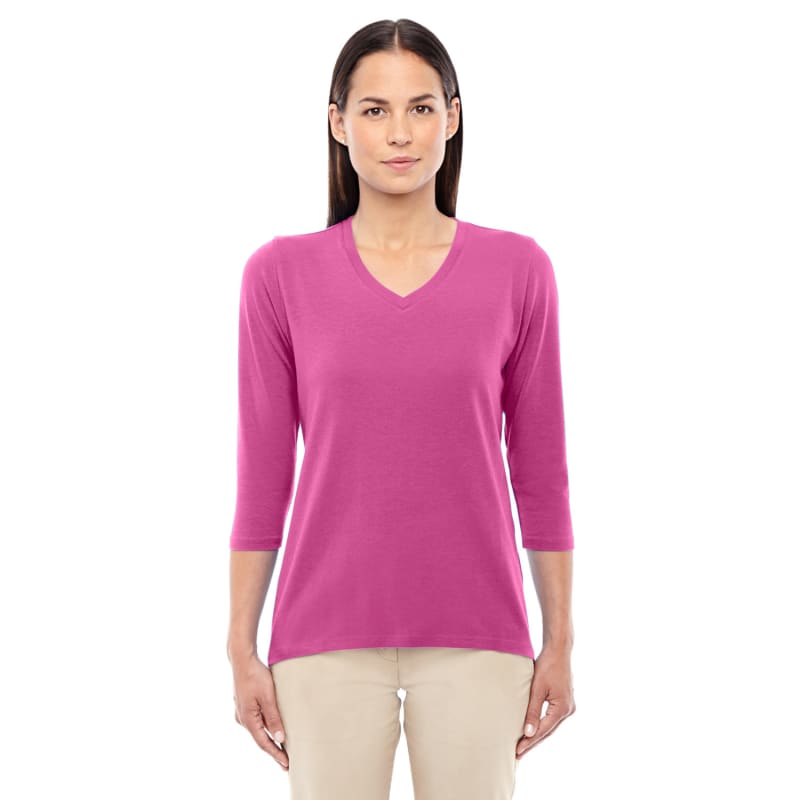 Devon & Jones Ladies' Perfect Fit™ Bracelet-Length V-Neck Top 14