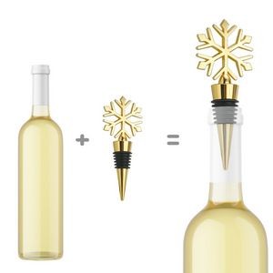 Stylish Jumbo Snowflake Wine Cork Stopper 4